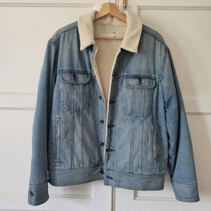Rag & Bone Sherpa Shearling Denim Jacket